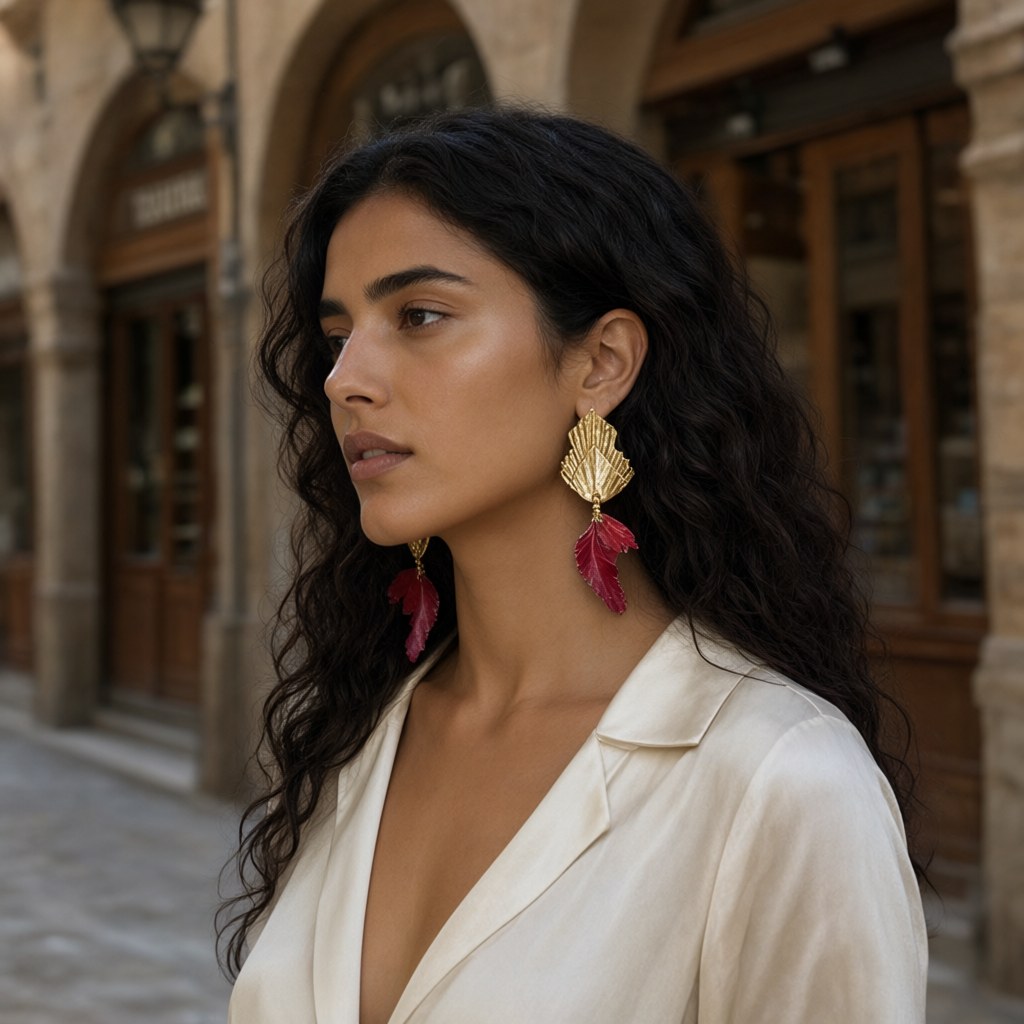 Pendiente 26 puestos en una modelo para mujer Angara Moda