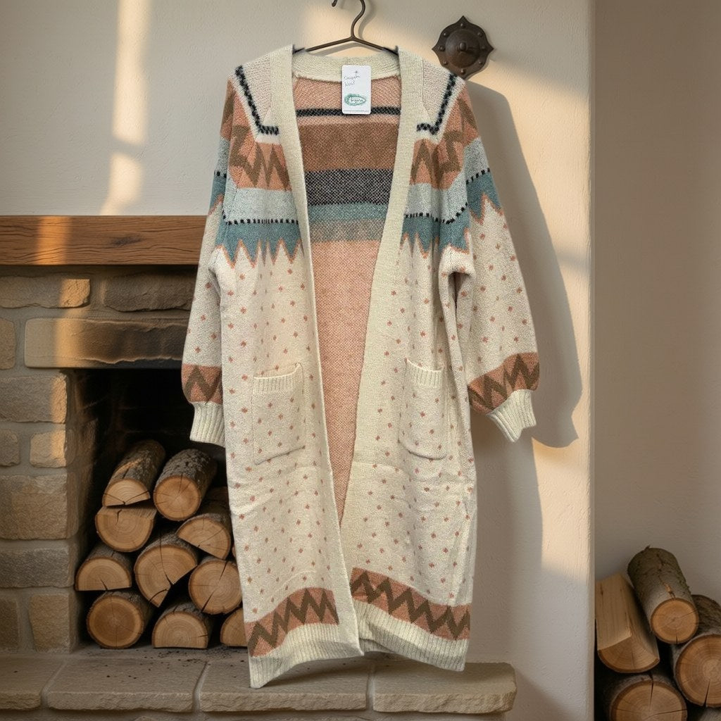 Chaqueta noal colgada en un ambiente para mujer Angara Moda