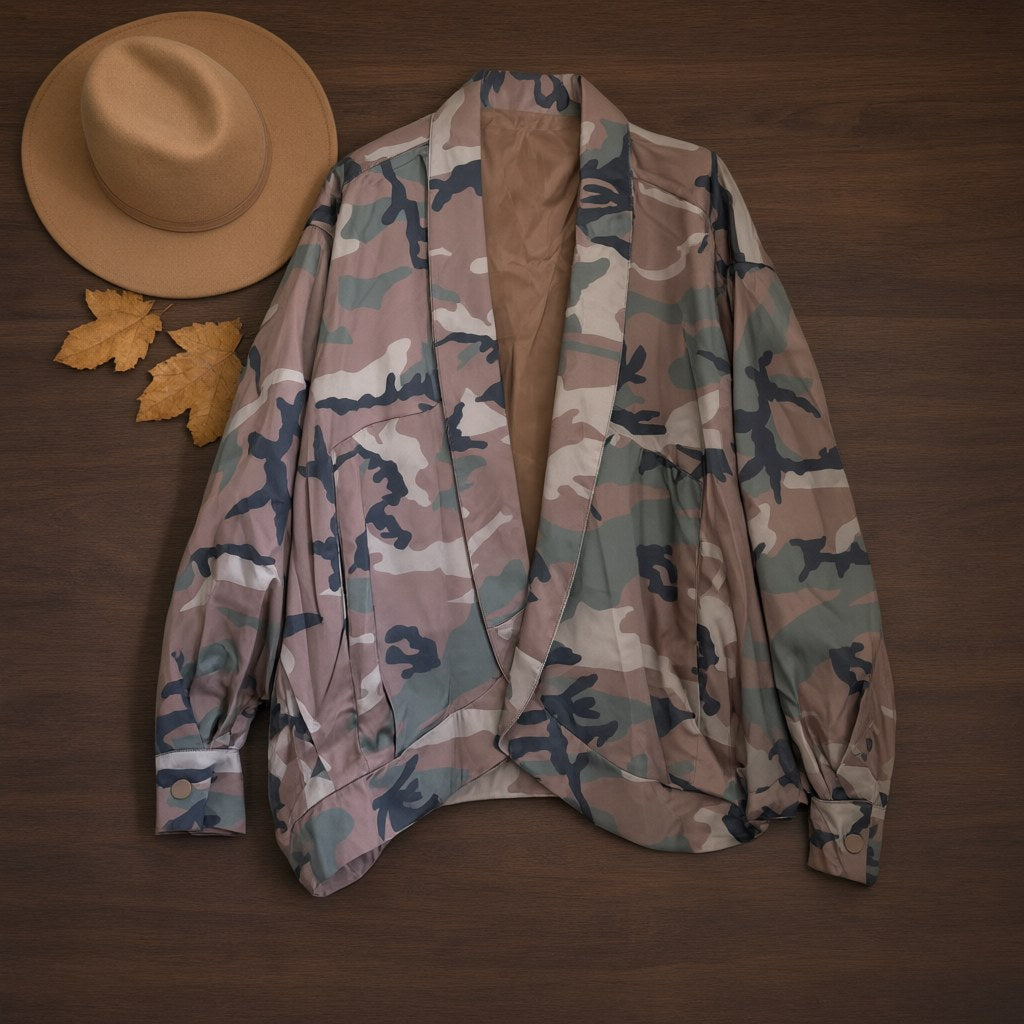 Blazer Cachemire dorado desde arriba para mujer Angara Moda