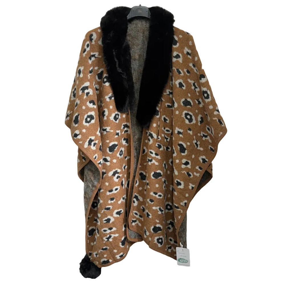 Chaqueta textura nevada sobre fondo blanco para mujer Angara Moda