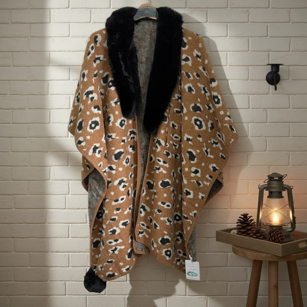 Chaqueta textura nevada colgada en un ambiente para mujer Angara Moda