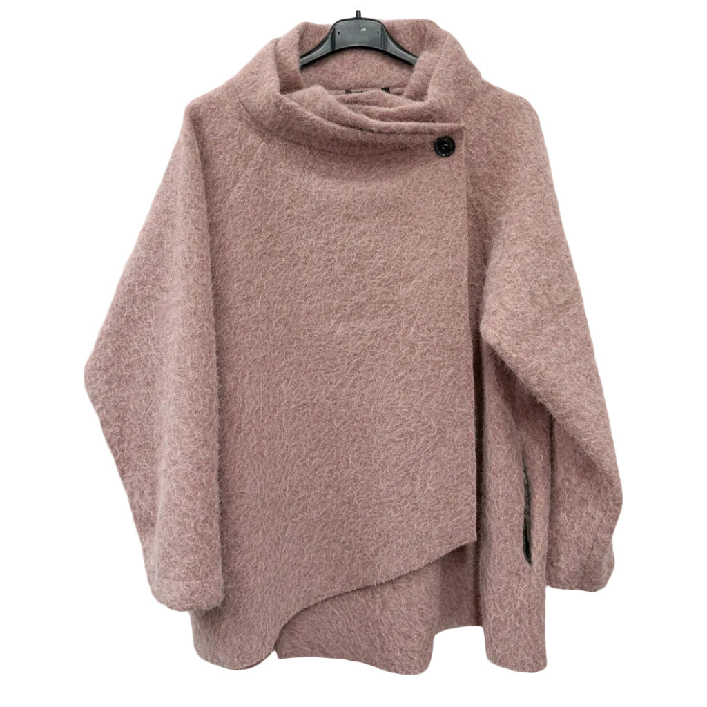 Chaqueta textura suave26 sobre fondo blanco para mujer Angara Moda