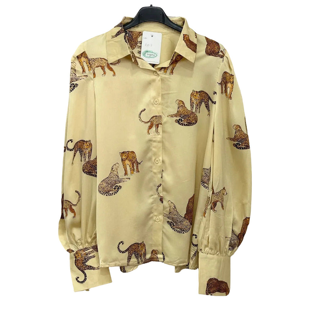 Camisa raiz sobre fondo blanco para mujer Angara Moda