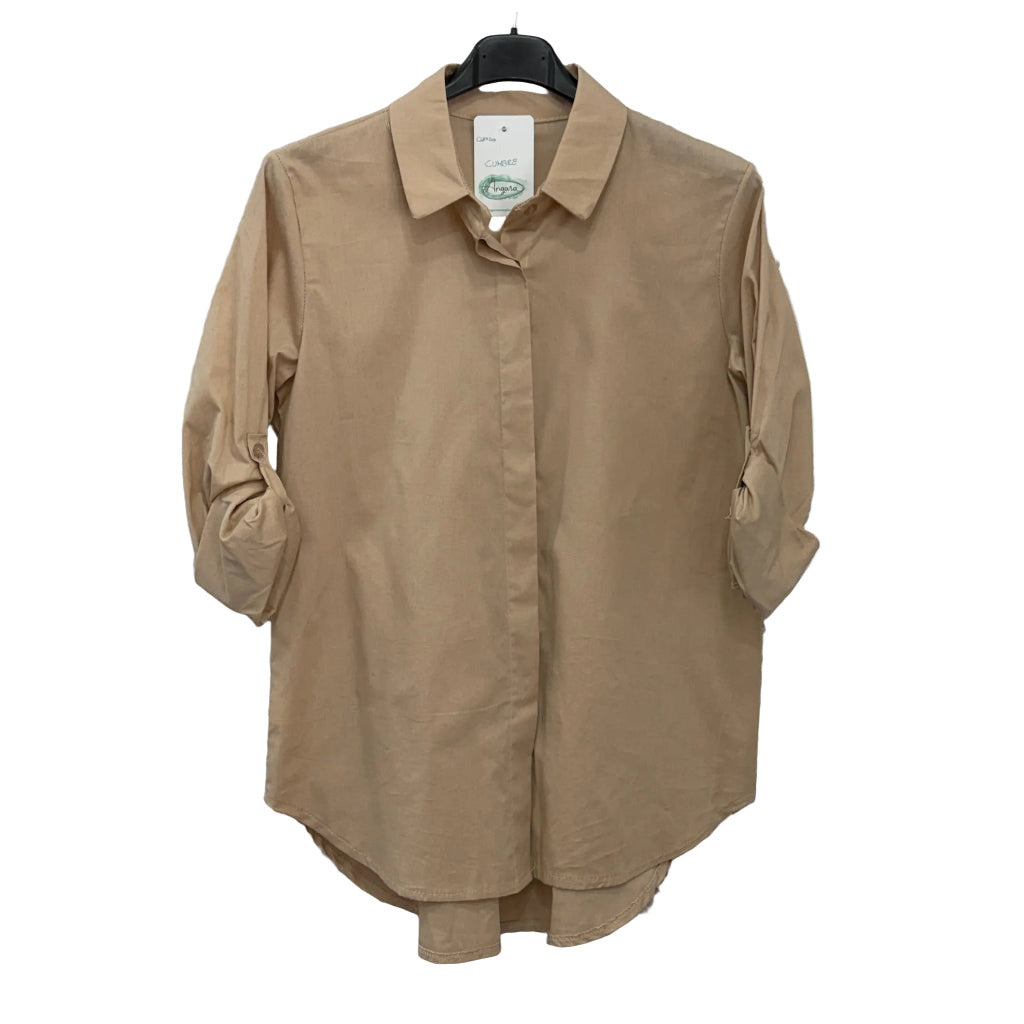 Camisa cumbre sobre fondo blanco para mujer Angara Moda