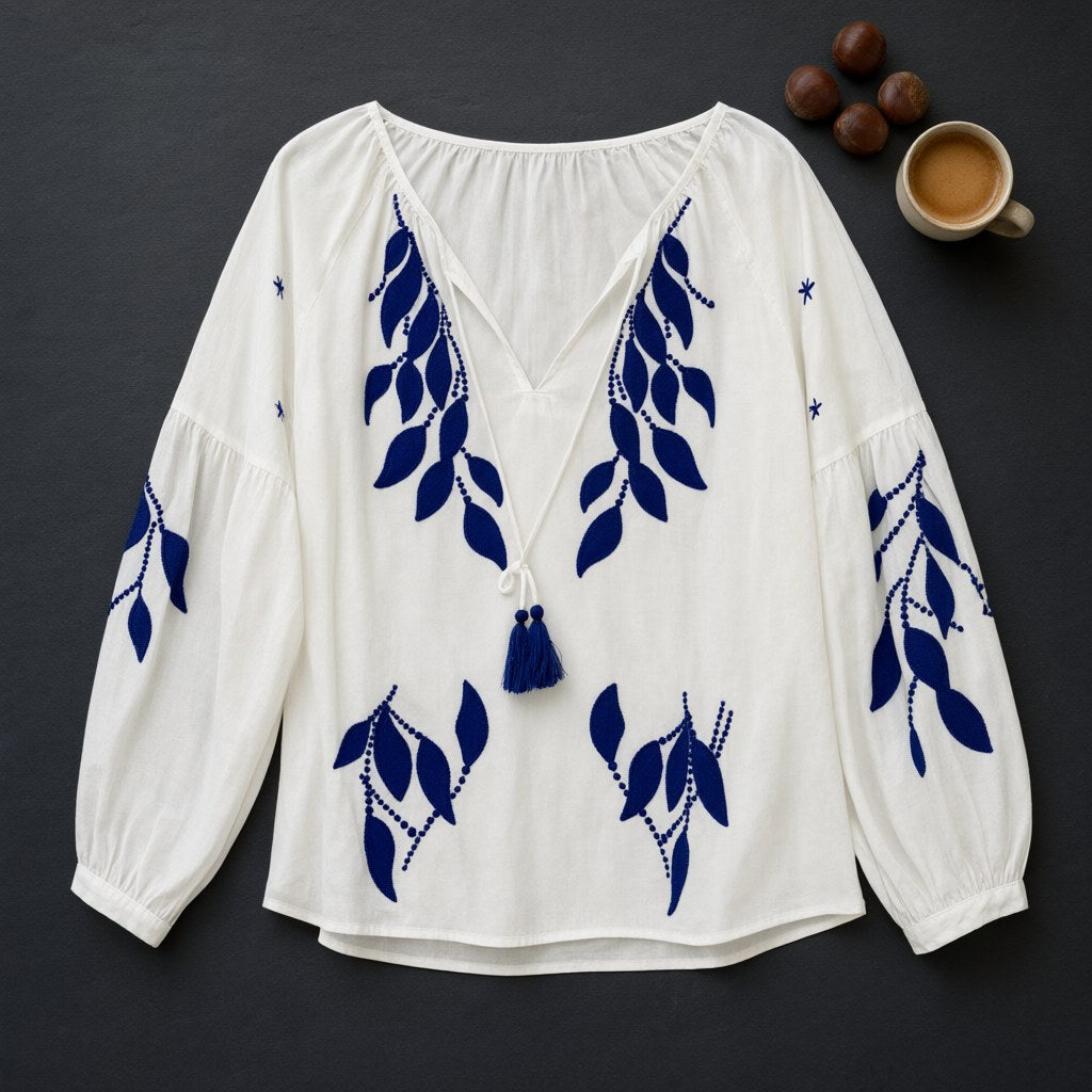 Camisa olivia desde arriba para mujer Angara Moda