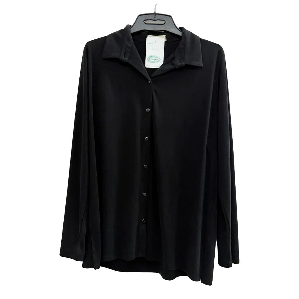 Camisa rocio en color Negro sobre fondo blanco para mujer Angara Moda