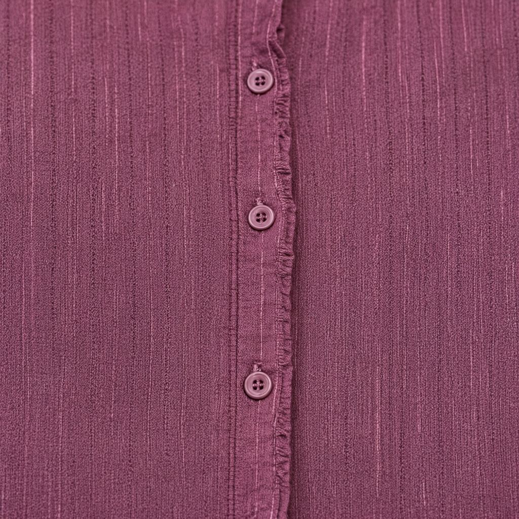 Detalle del tejido de Camisa lluvia para mujer Angara Moda