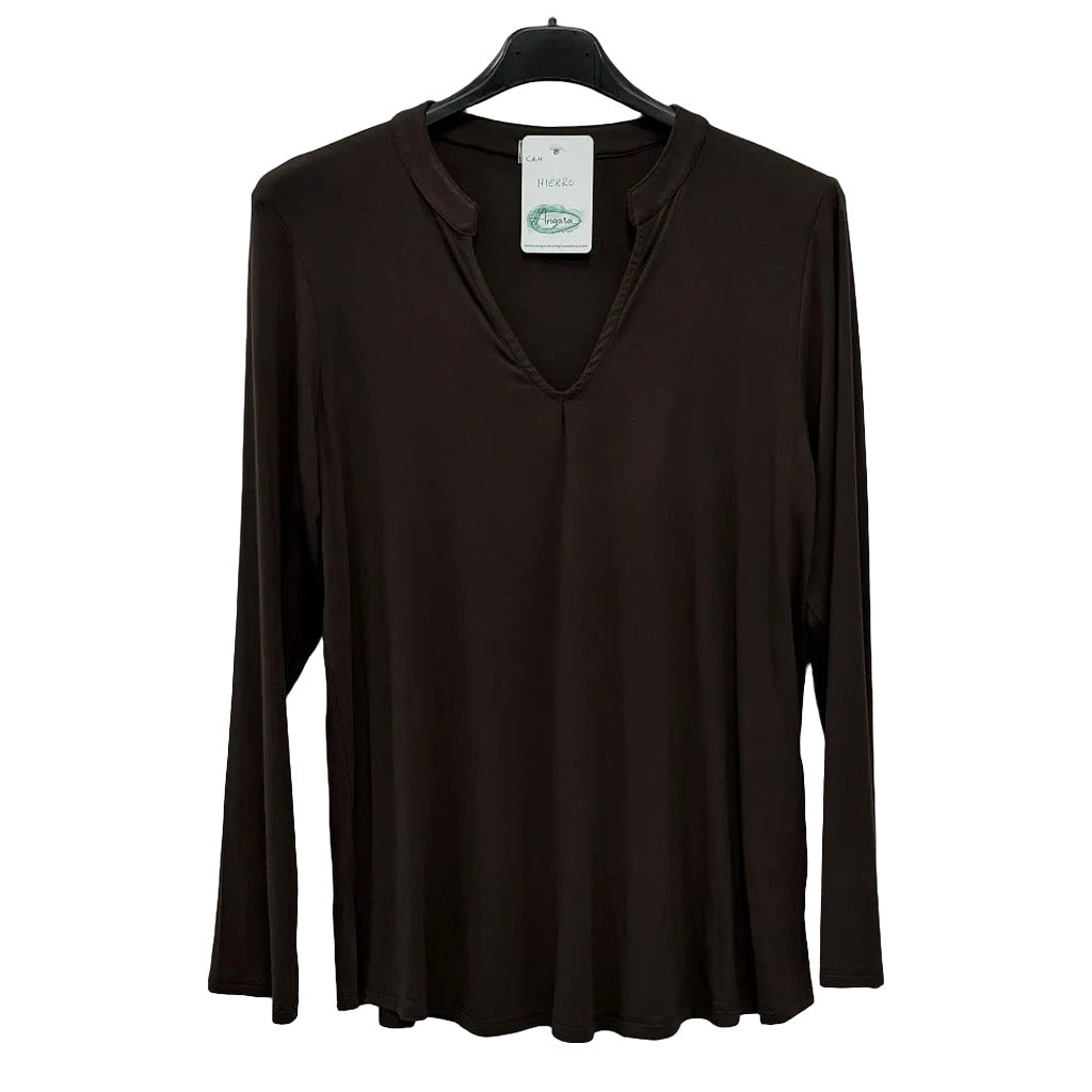 Camiseta hierro sobre fondo blanco para mujer Angara Moda
