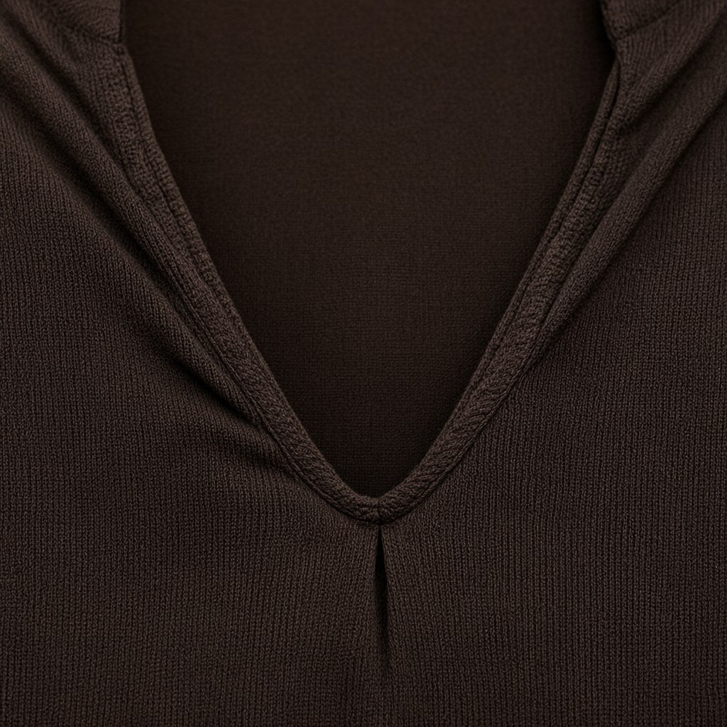 Detalle del tejido de Camiseta hierro para mujer Angara Moda