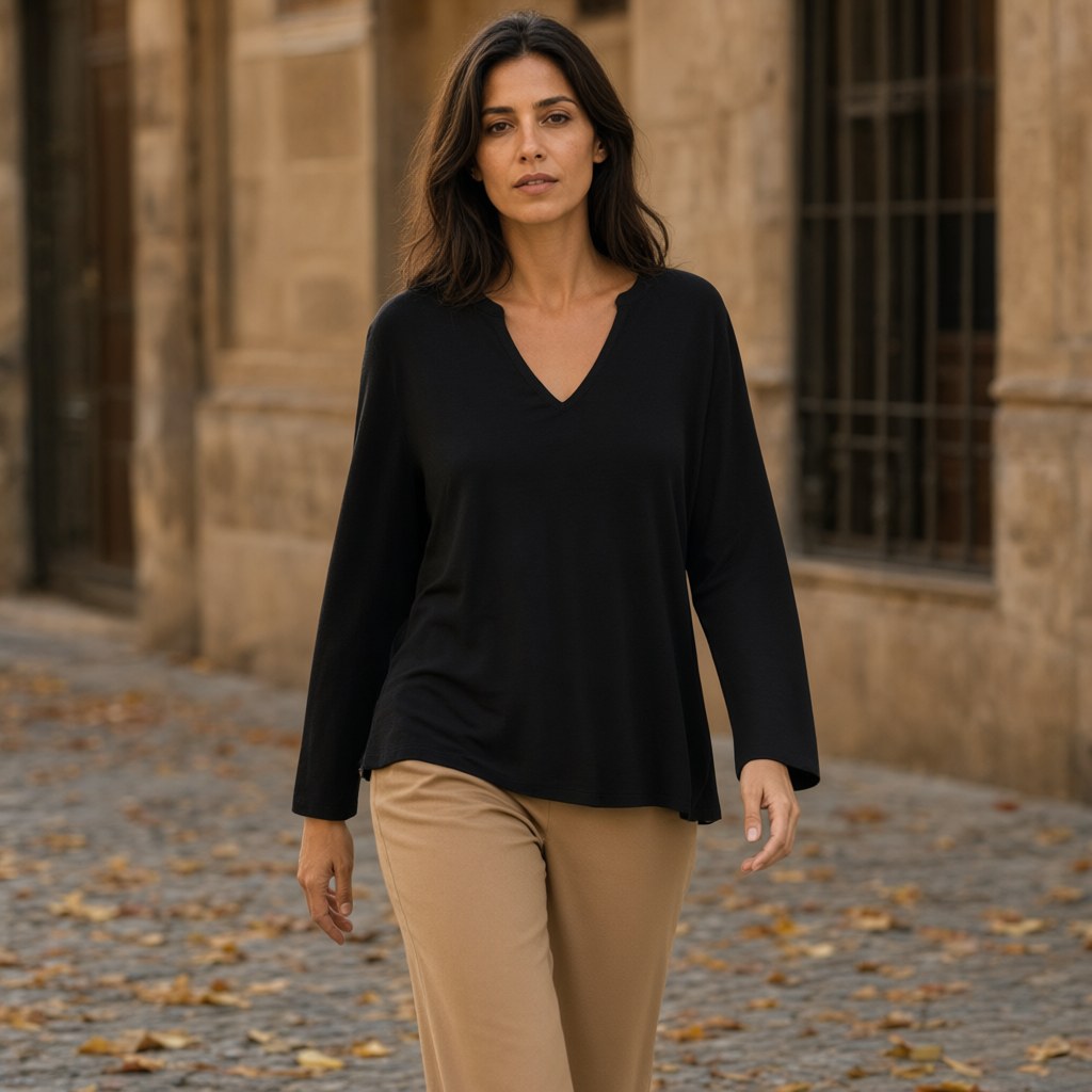 Camiseta hierro con una modelo para mujer Angara Moda