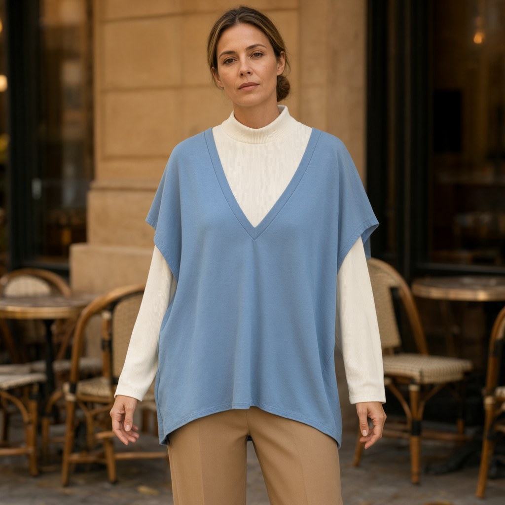 Camiseta hidrogeno con una modelo para mujer Angara Moda