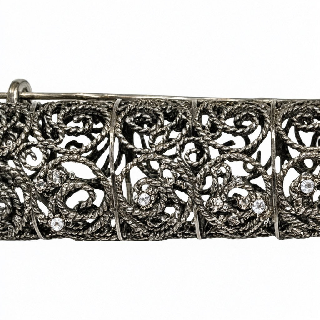 Detalle de Broche rodillo para mujer Angara Moda