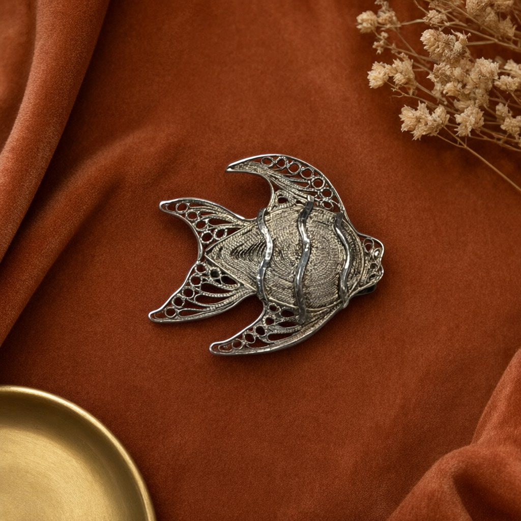 Broche pez desde arriba para mujer Angara Moda