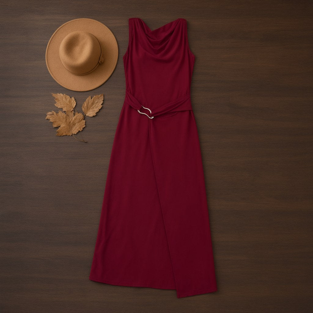 Vestido largo Isonzo desde arriba para mujer Angara Moda