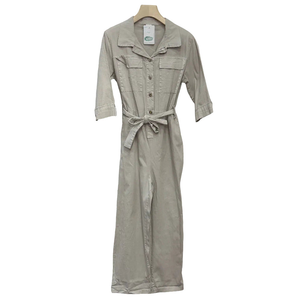 Mono Tiana en color Beige sobre fondo blanco para mujer Angara Moda