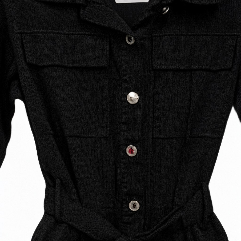 Detalle del tejido de Mono Tiana para mujer Angara Moda