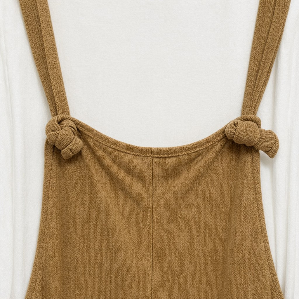 Detalle del tejido de Mono thumbelina para mujer Angara Moda