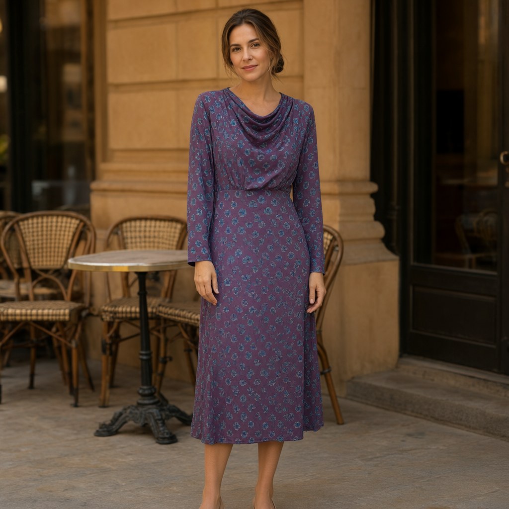 Vestido mojito con una modelo para mujer Angara Moda