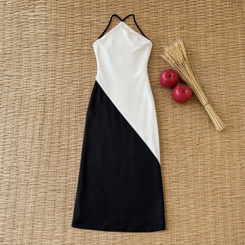 Vestido Largo Contradicción desde arriba para mujer Angara Moda