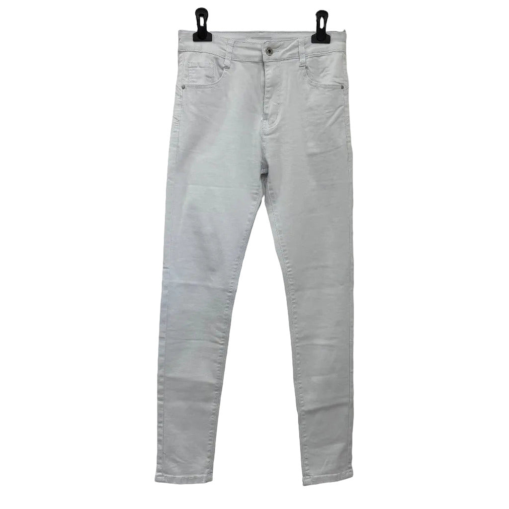 Pantalon elyas en color único sobre fondo blanco para mujer Angara Moda