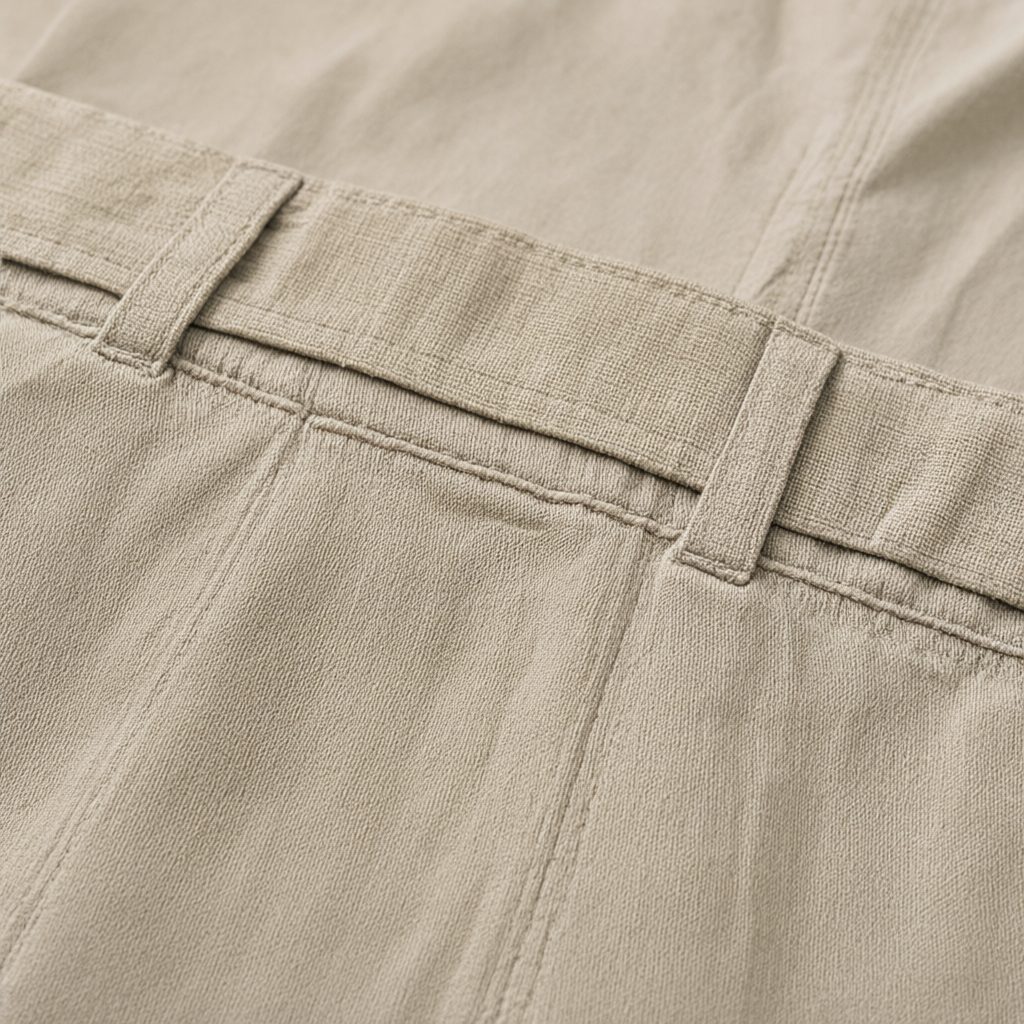 Detalle del tejido de Pantalón Eider para mujer Angara Moda