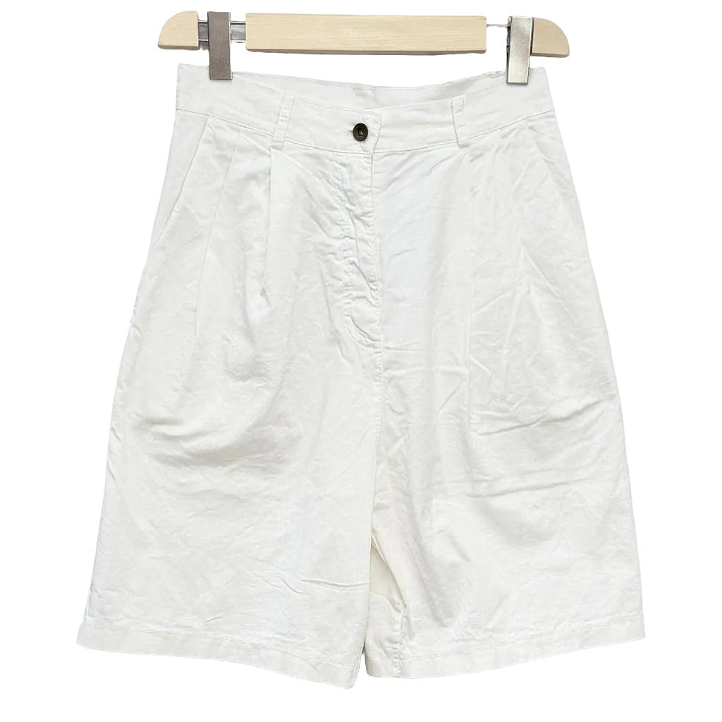 Pantalon corto dublin en color Blanco sobre fondo blanco para mujer Angara Moda