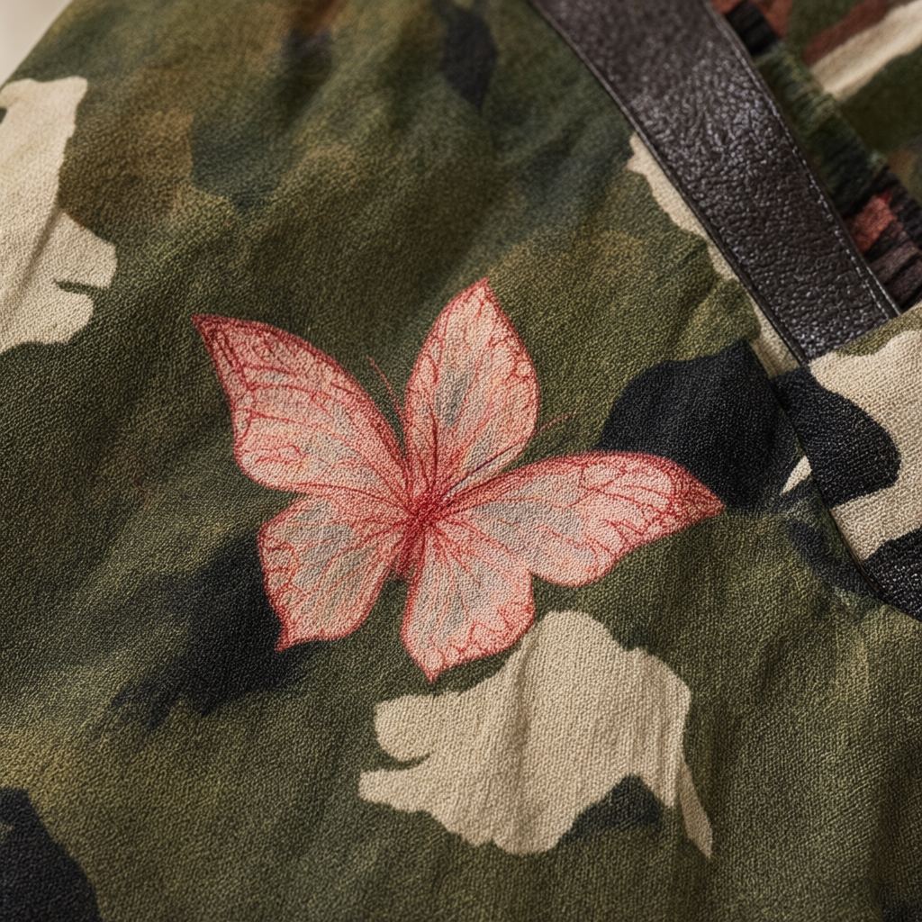 Detalle del tejido de Pantalon hunter para mujer Angara Moda