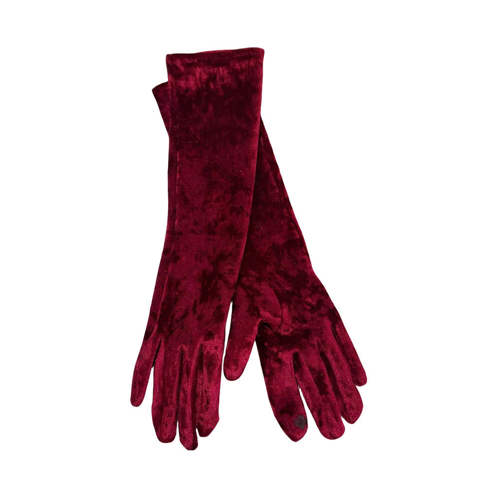 Guantes tercio sobre fondo blanco para mujer Angara Moda