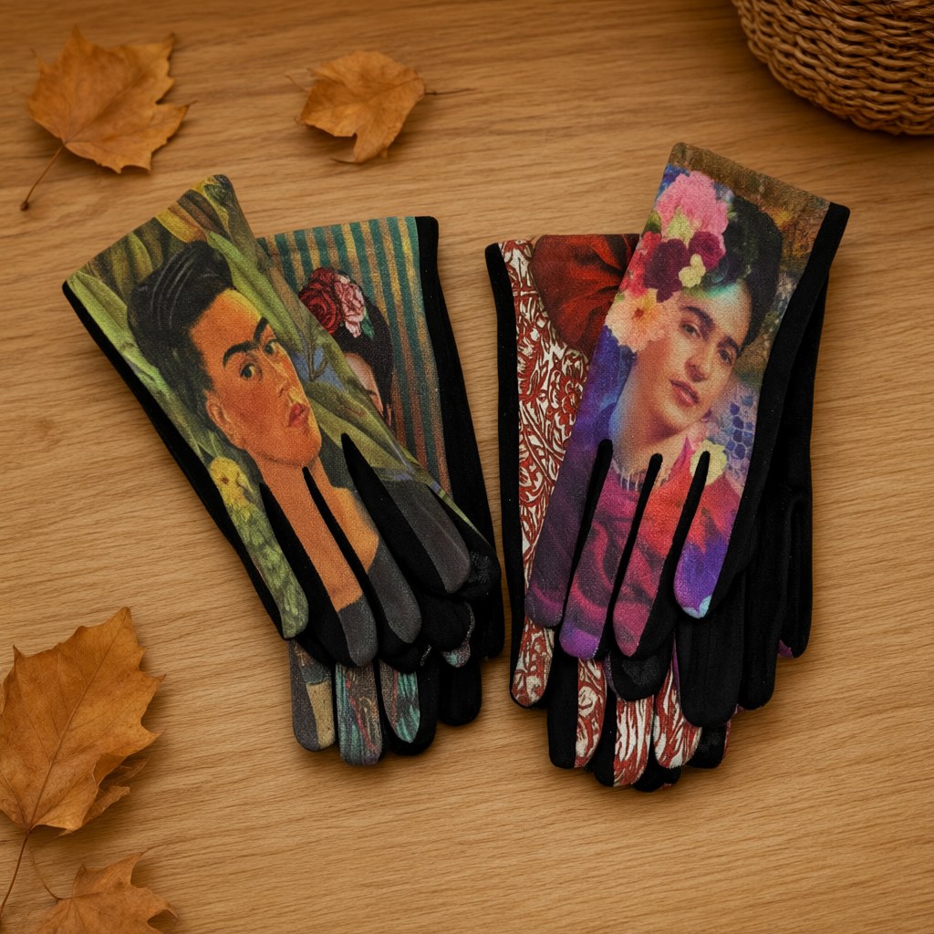 Guantes cejona sobre una superficie para mujer Angara Moda