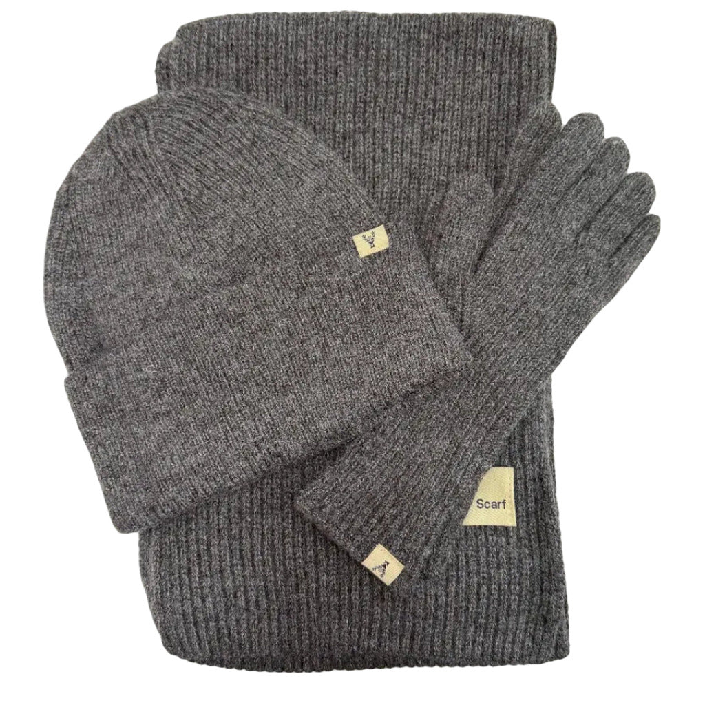 Conjunto escandinavo en color Gris oscuro sobre fondo blanco para mujer Angara Moda