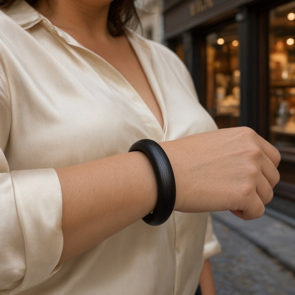 Pulsera sunita puestos en una modelo para mujer Angara Moda