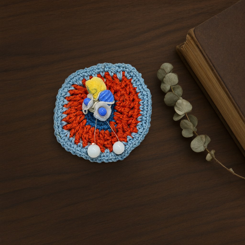 Broche lanilla desde arriba para mujer Angara Moda