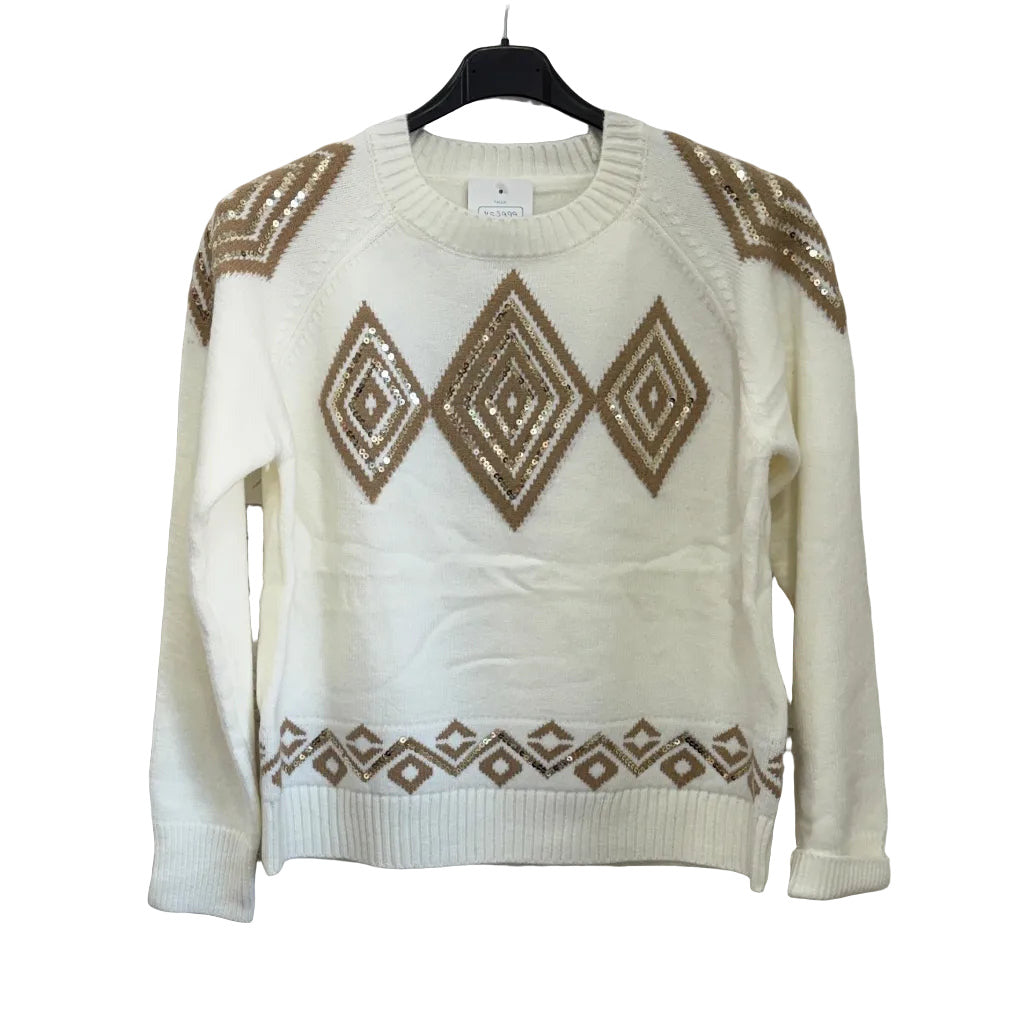 Jersey rumbo26 sobre fondo blanco para mujer Angara Moda
