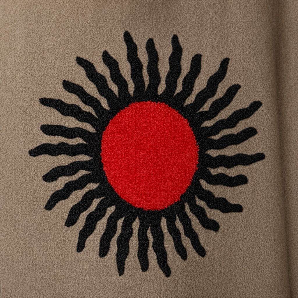 Detalle del tejido de Capa solete para mujer Angara Moda