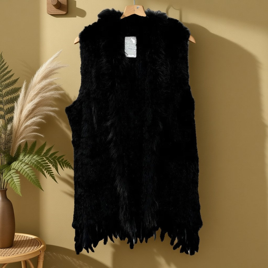Chaleco salamandra colgada en un ambiente para mujer Angara Moda