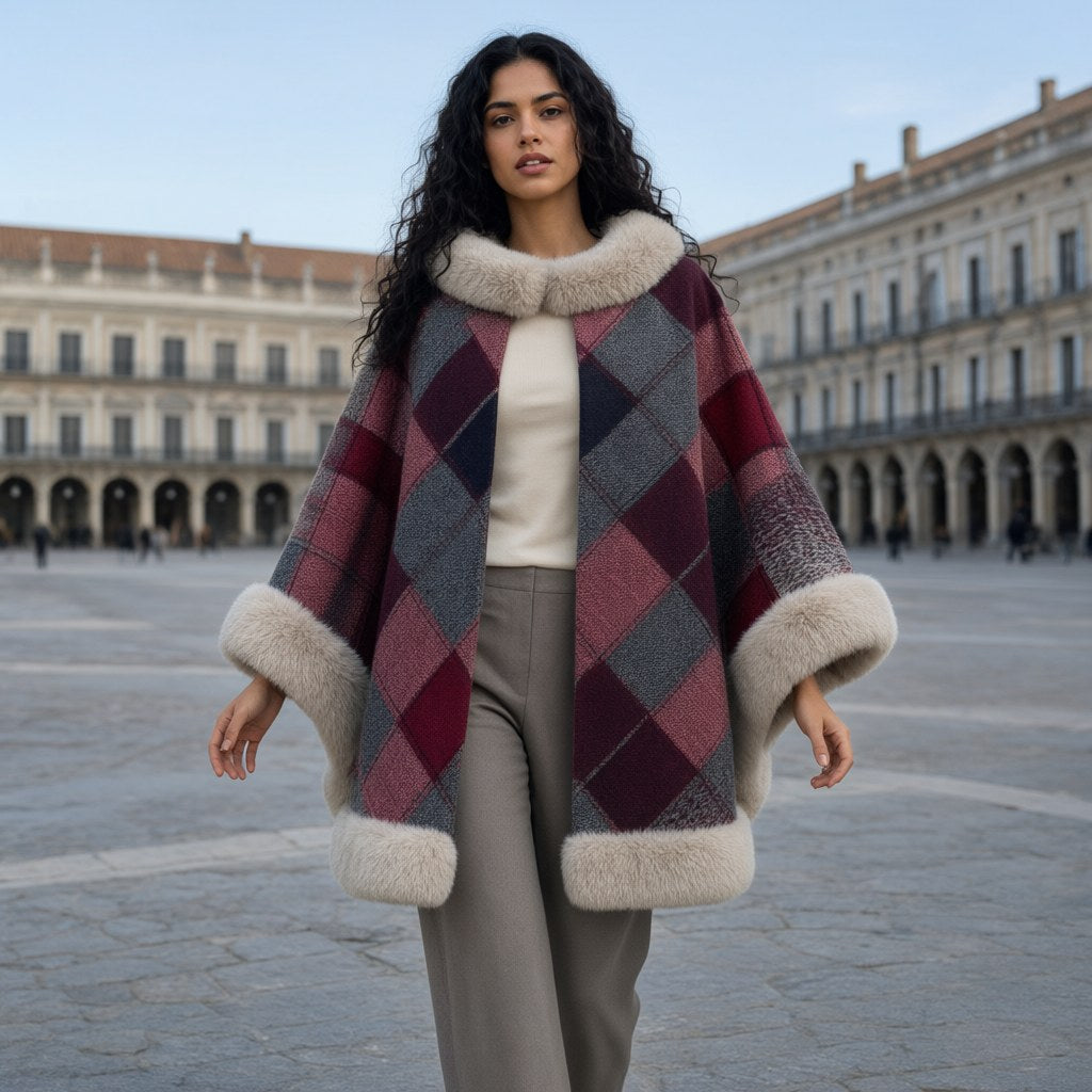 Capa casanova con una modelo para mujer Angara Moda