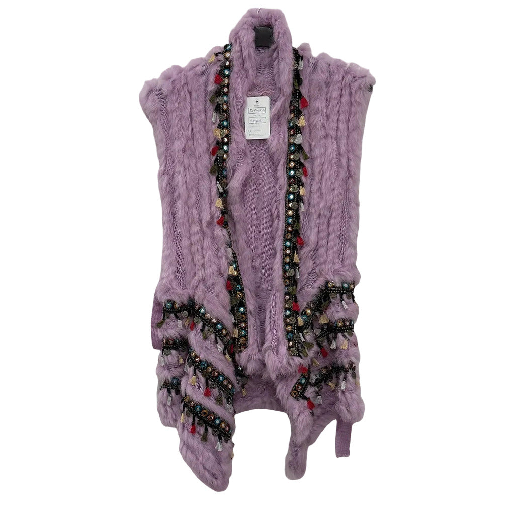 Chaleco tipi sobre fondo blanco para mujer Angara Moda