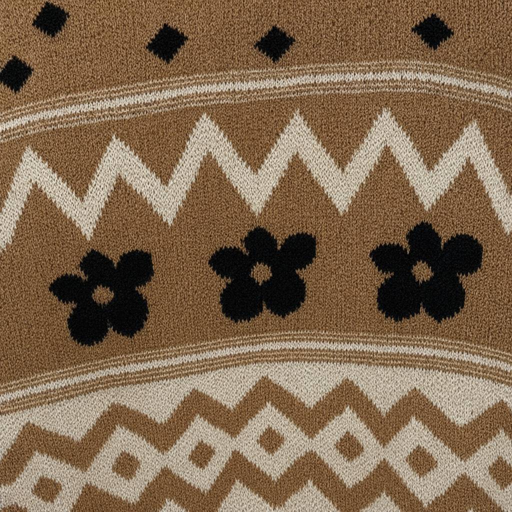 Detalle del tejido de Jersey roybos para mujer Angara Moda