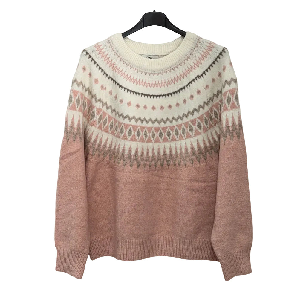 Jersey melosa sobre fondo blanco para mujer Angara Moda