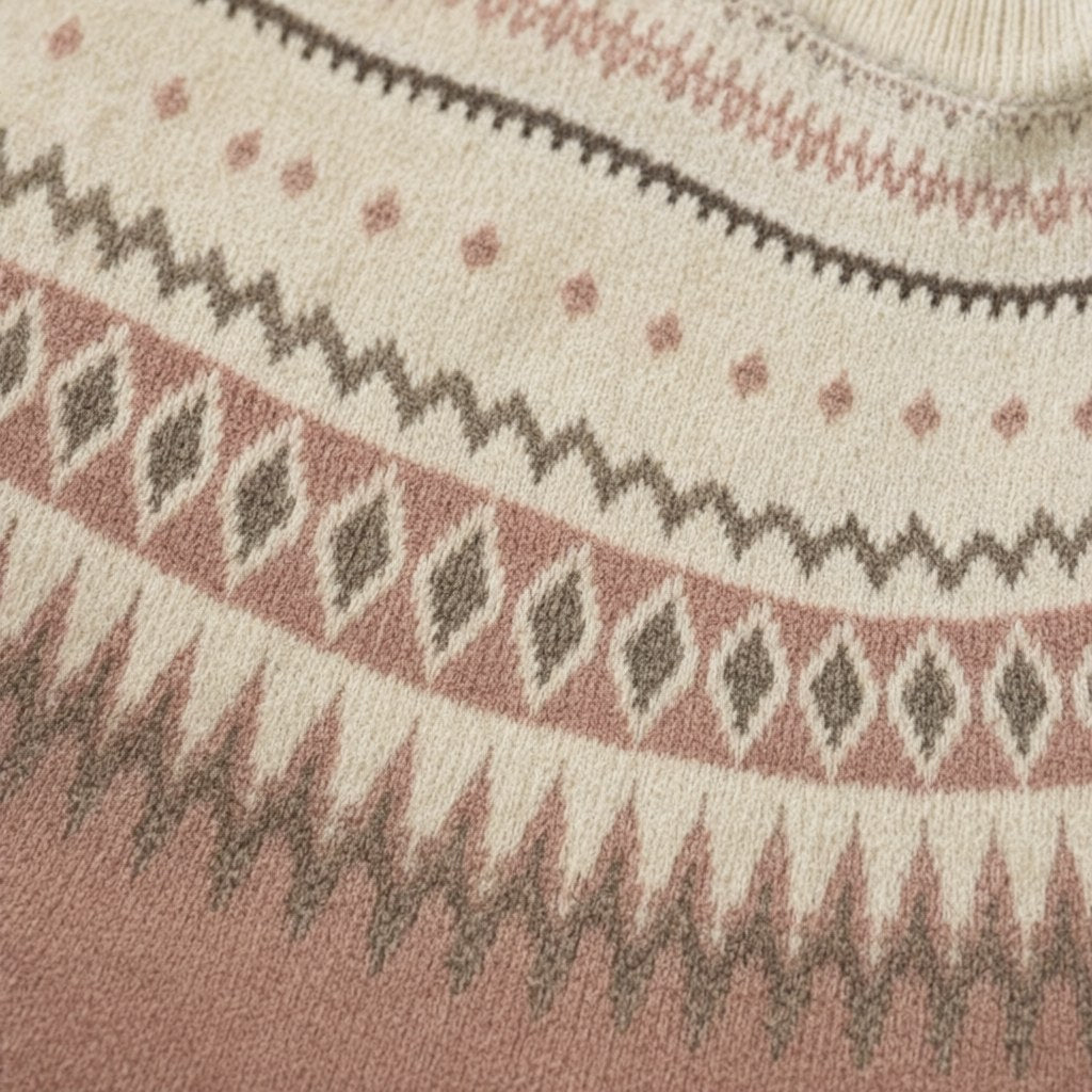 Detalle del tejido de Jersey melosa para mujer Angara Moda