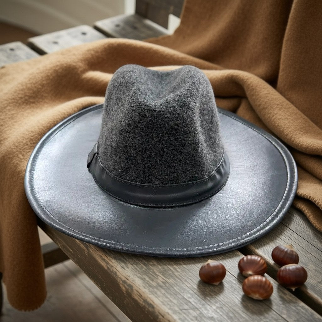 Sombrero coyote sobre una superficie para mujer Angara Moda