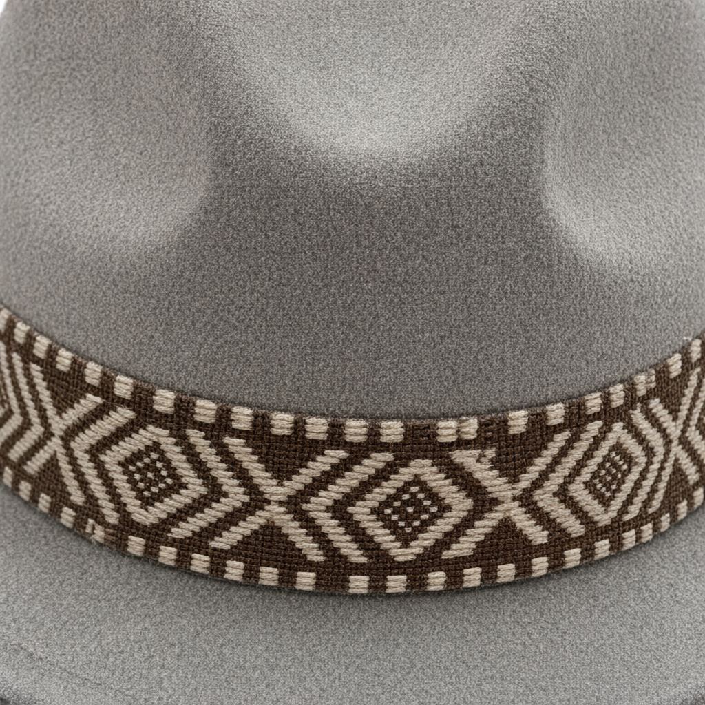 Detalle de Sombrero jaguar para mujer Angara Moda