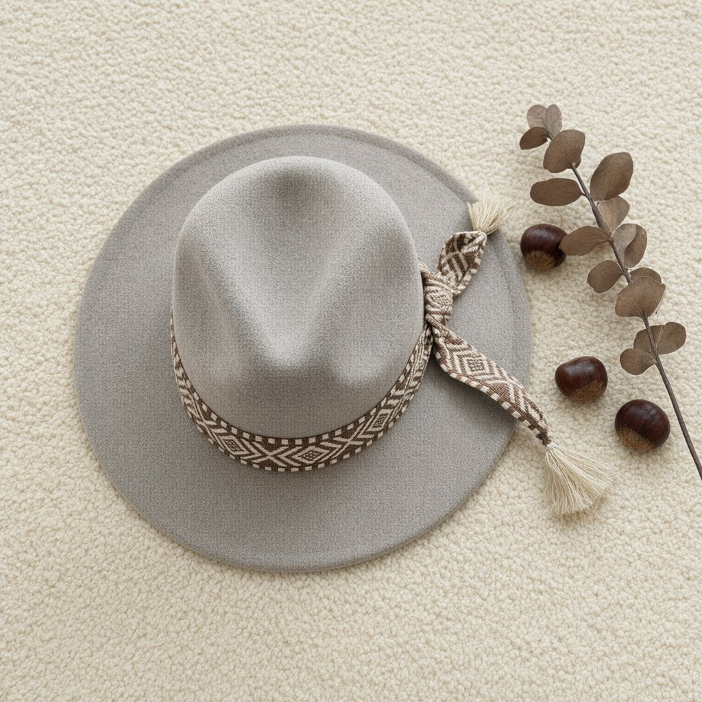 Sombrero jaguar desde arriba para mujer Angara Moda