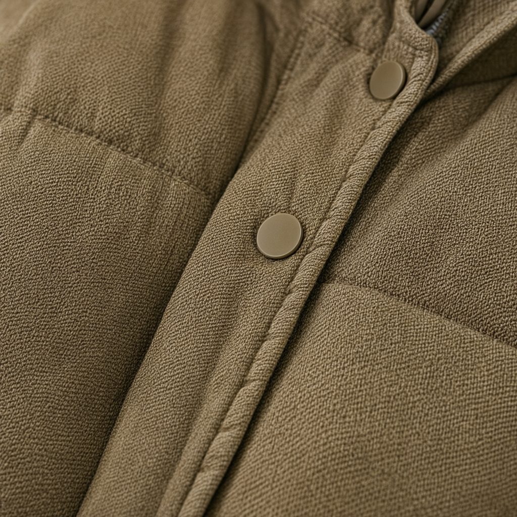 Detalle del tejido de Chaleco kiwi para mujer Angara Moda