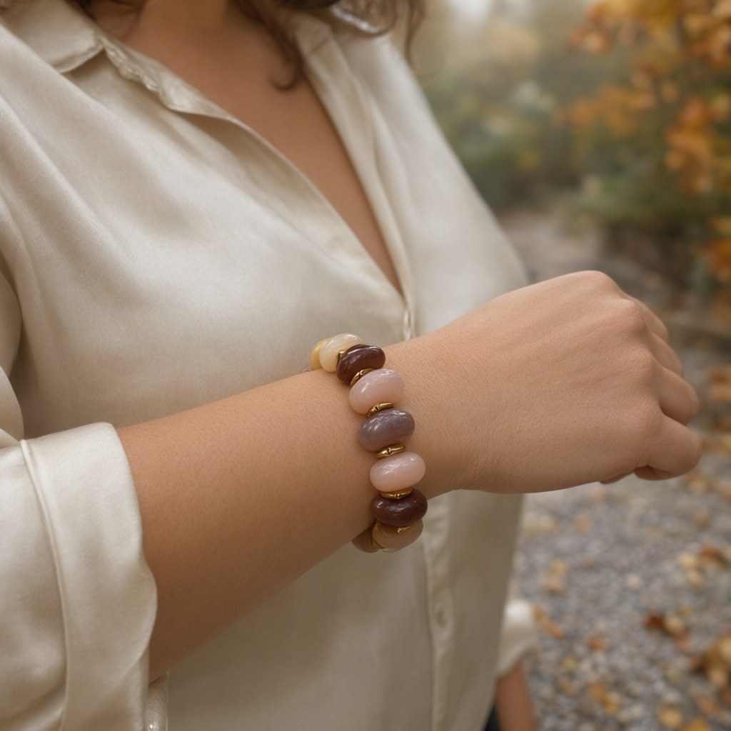 Pulsera tamara puestos en una modelo para mujer Angara Moda
