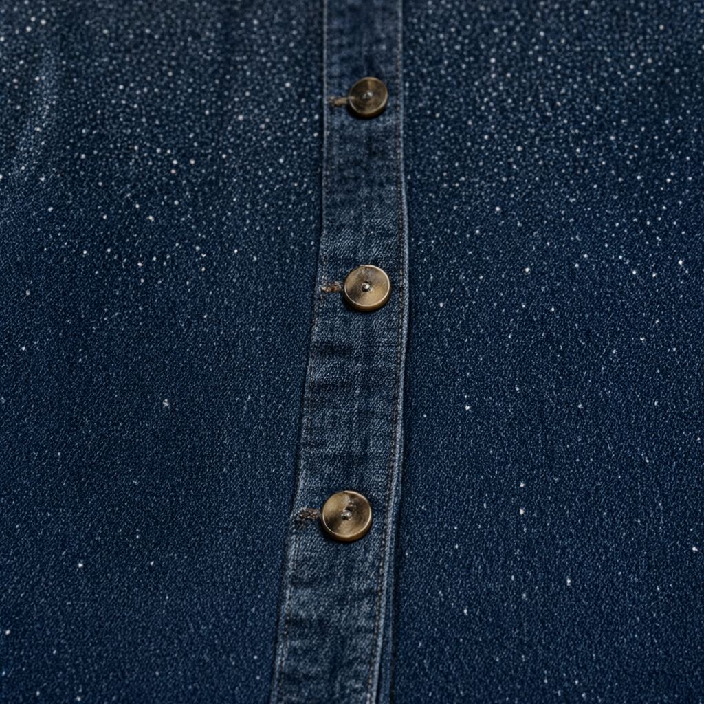 Detalle del tejido de Chaqueta estelar para mujer Angara Moda