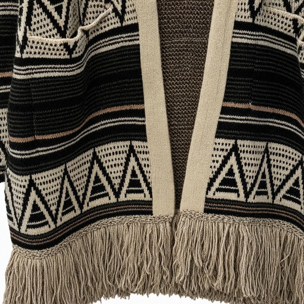 Detalle del tejido de Chaqueta Carla25 para mujer Angara Moda