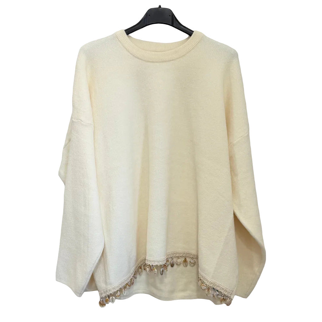 Jersey ratita sobre fondo blanco para mujer Angara Moda