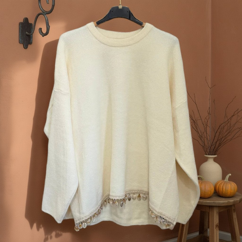 Jersey ratita colgada en un ambiente para mujer Angara Moda