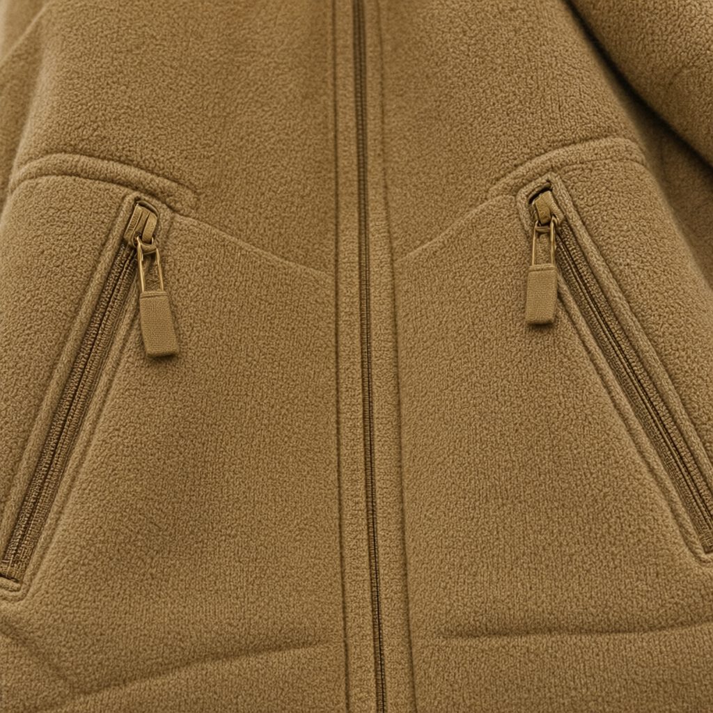 Detalle del tejido de Chaqueta liron para mujer Angara Moda